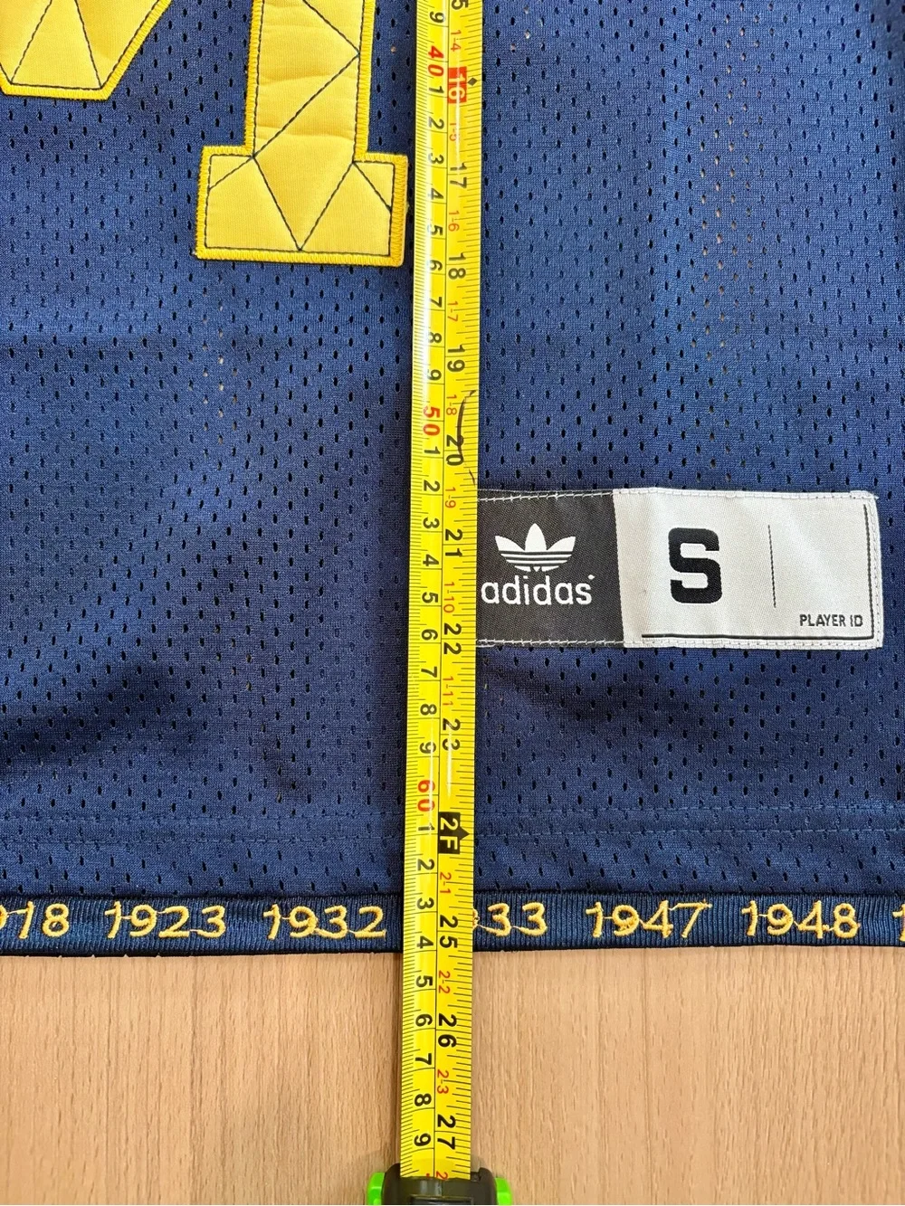 Adidas Michigan Wolverines Football 132 Year Championship Jersey #16 (size: S)